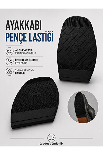 COMFORTSTEP Siyah Ayakkabı Pençe Lastiği