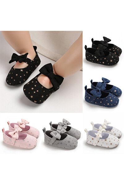 drool Balerini bebelus cu stelute (Culoare: Bleumarine, Marime: 12-18 Luni)