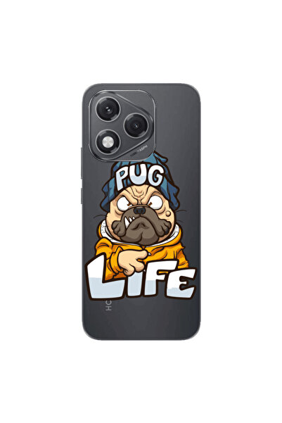 Other Honor 400 Lite Pug Life 2 Transparent Silicone TPU Θήκη