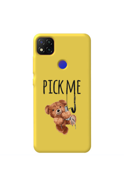 Other Xiaomi Redmi 9c Pick me Yellow Colored Silicone TPU Θήκη
