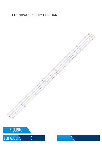 TELENOVA 50S8001 Led Bar 5 Parca 50 inc
