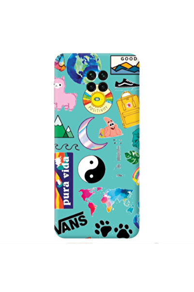 Other Xiaomi Redmi Note 9 Pro Vans Turquoise Colored Silicone TPU Θήκη