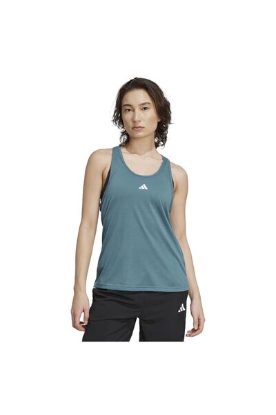 adidas Maiou tip racerback pentru femei, esențial pentru antrenament, cu bran...