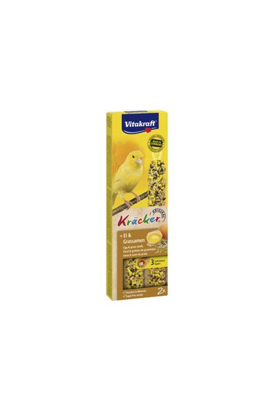 Vitakraft Kracker set 2 bucati pentru canari, 54g, , cu ou