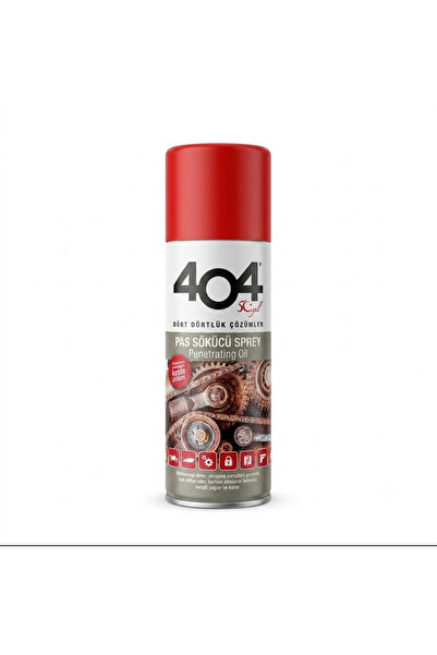 404 Pas Sökücü Yağlayıcı Sprey 200 ml Çok Amaçlı Bakım Sprey Pas Önleyici