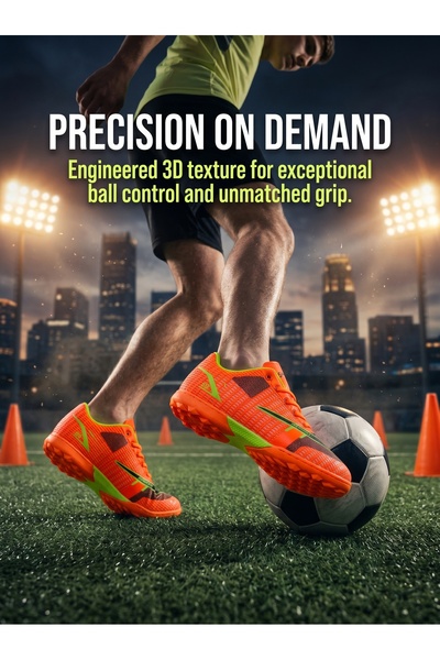 ArabTread Men's Professional Turf Football Shoes Size 36-41 Lightweight Socce...