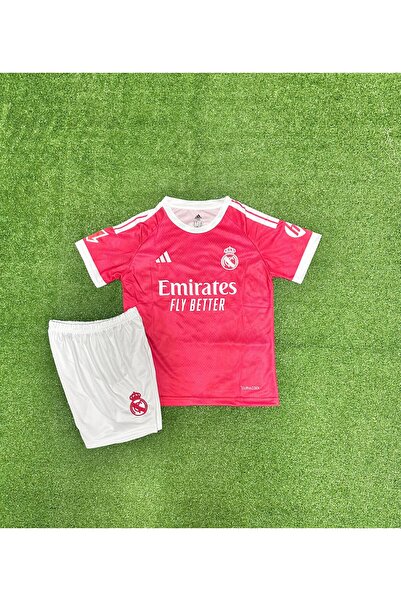 BYSPORTAKUS Real Madrid 2026/27 Kylian Mbappe Pembe Çocuk Forması (2026)