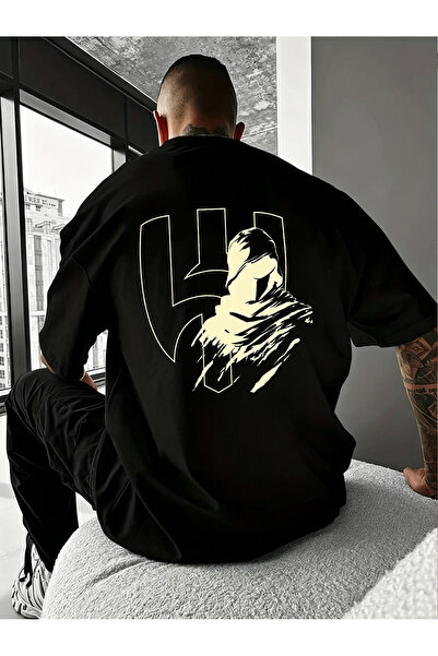 SAUDI Men and Women's 100% Cotton T-Shirt - Oversized Crew Neck Short Sleeve ...