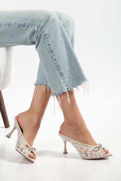 SUİNS SHOES Papuci de damă Suins Worly Model Daisy cu plasă cu model