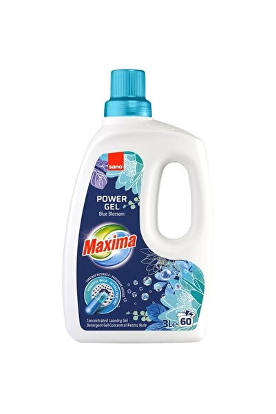 Sano Gel, Detergent Maxima, 3 L Blue Blossom, 60 de spălări