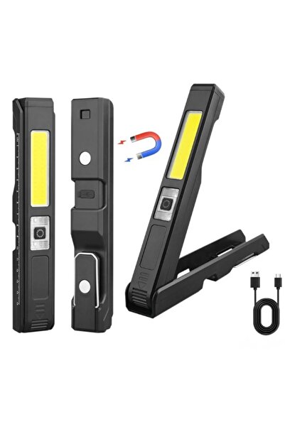 newnet 30W Şarjlı Mıknatıslı Katlanabilir LED Çalışma Lambası - Oto Tamir ve ...