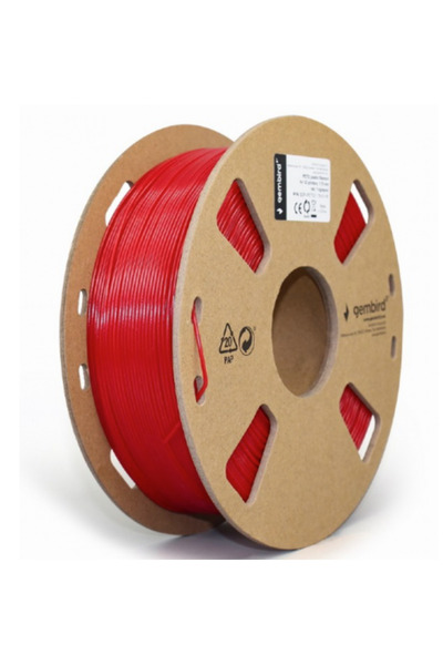 Gembird 3DP-PETG1.75-01-R Νήμα 1.75mm 1kg Κόκκινο