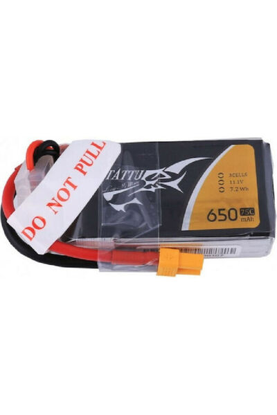 TATTU Κλασική Μπαταρία Li-Po για UAV 11.1V 650mAh 75C 3S XT30 για Drone Κωδικ...
