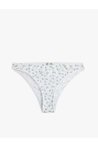 Koton Cotton Floral Brazilian Panties