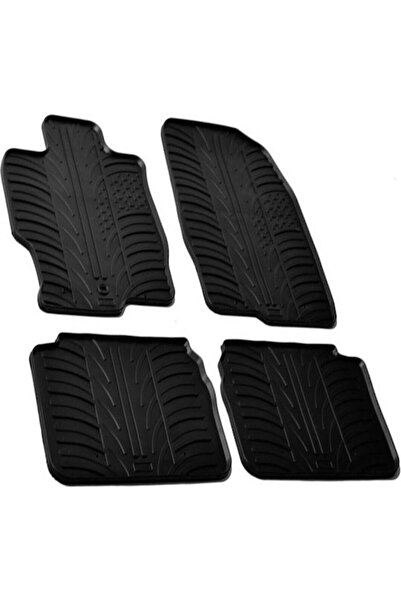 Lampa Set of Front and Rear Mats 4pcs Tray Type for Mazda 6 2007-2012 Black C...