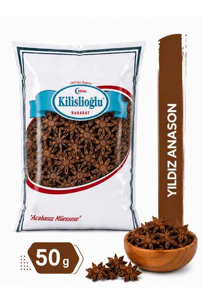 KİLİSLİOĞLUBAHARAT Yıldız Anason 50 Gram