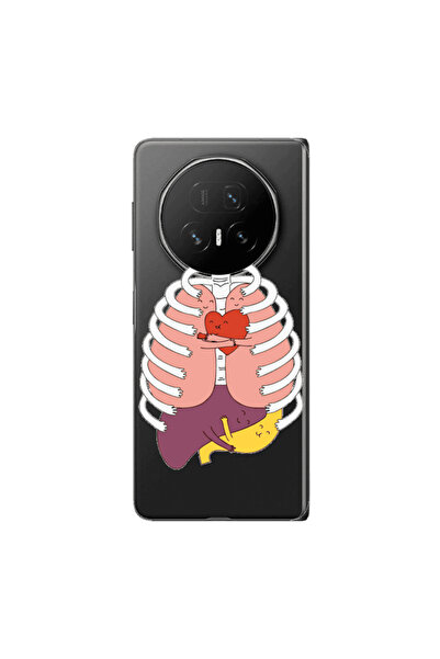 Other Honor Magic V5 Anatomy Transparent Silicone TPU Θήκη