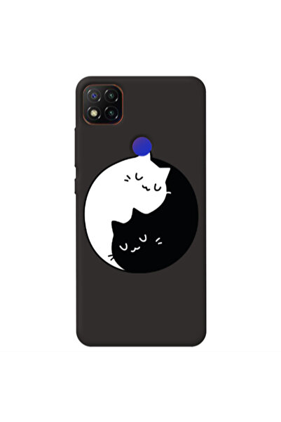 Other Xiaomi Redmi 9c Bundle of love Black Colored Silicone TPU Θήκη