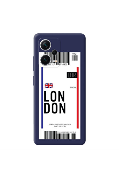 Other Xiaomi Poco X5 London Arrival Dark blue Colored Silicone TPU Θήκη