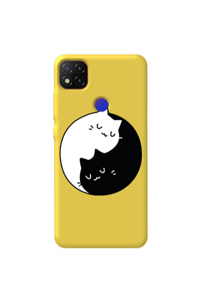 Other Xiaomi Redmi 9c Bundle of love Yellow Colored Silicone TPU Θήκη