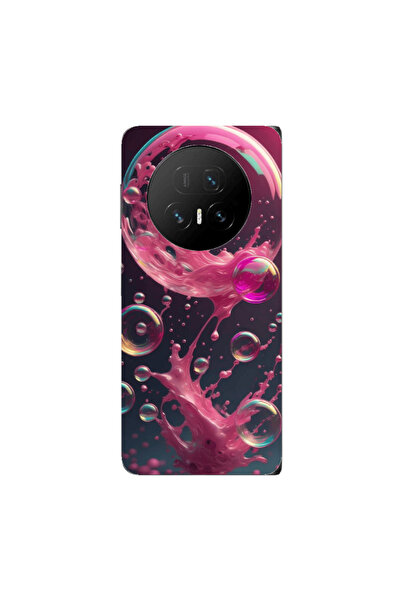 Other Honor Magic V5 Pink balloon Transparent Silicone TPU Θήκη