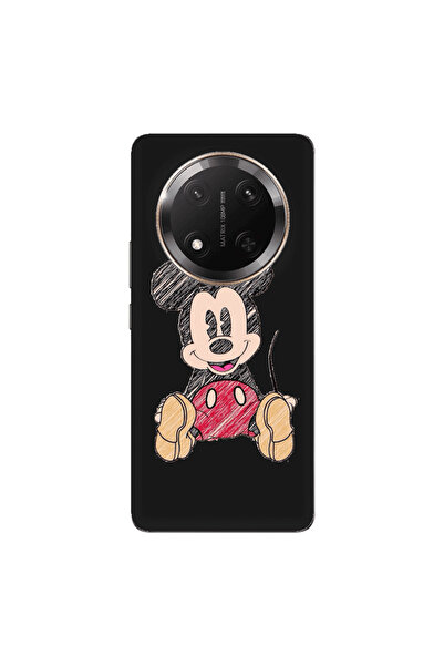 Other Honor Magic 7 Lite Mickey mouse 2 Black Colored Silicone TPU Θήκη