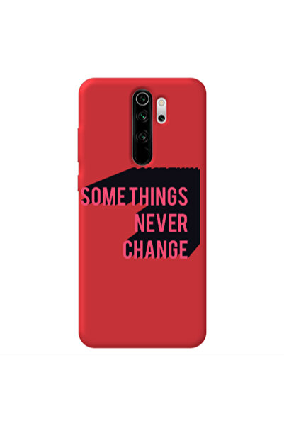Other Xiaomi Redmi Note 8 Pro Somethings Never Change Red Colored Silicone TP...