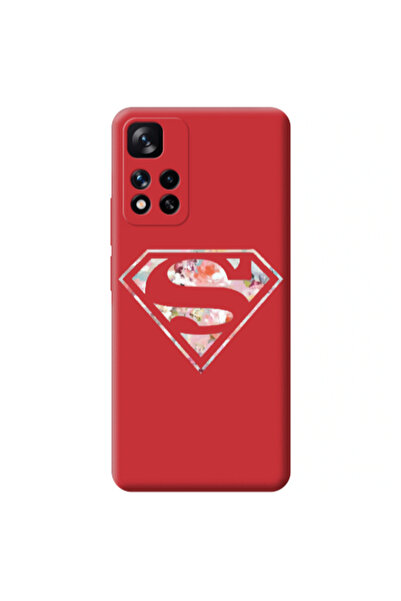 Other Xiaomi Redmi Note 11 Pro 5G Superman logo Red Colored Silicone TPU Θήκη