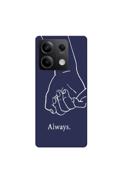 Other Xiaomi Redmi Note 13 5G Always Dark blue Colored Silicone TPU Θήκη