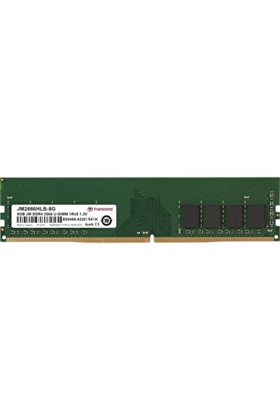 Transcend JM2666HLG-8G, DDR4, 8GB, 2666Mhz, CL 19, 1.2v