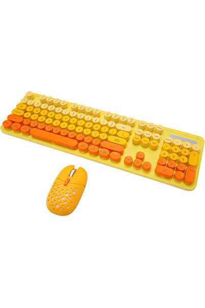 Urban URBANNX Typewriter Wireless Keyboard and Mouse Combo - Retro 104 Keys T...
