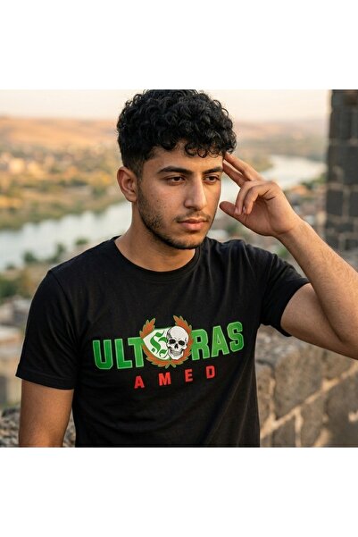 SARI ULTRAS AMED BİSİKLET YAKA TİŞÖRT