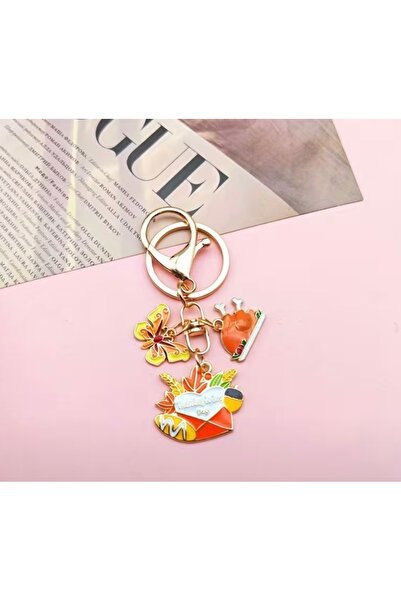 Purple Adv Thanksgiving Keychain