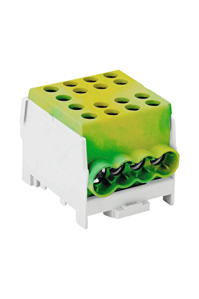 OEM Bloc distribuitor Elvon monofazat 125A galben/verde