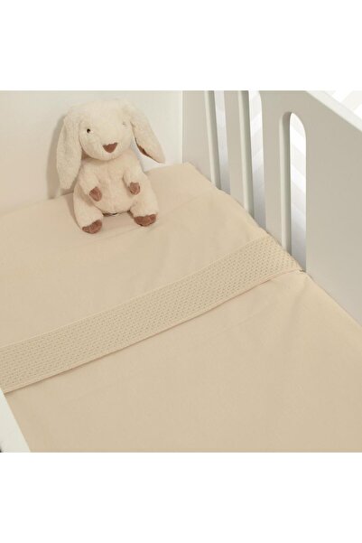 Oliver Baby Σετ 2 σεντονιών κούνιας με πικέ περίγραμμα 75x110 100% Βαμβάκι De...
