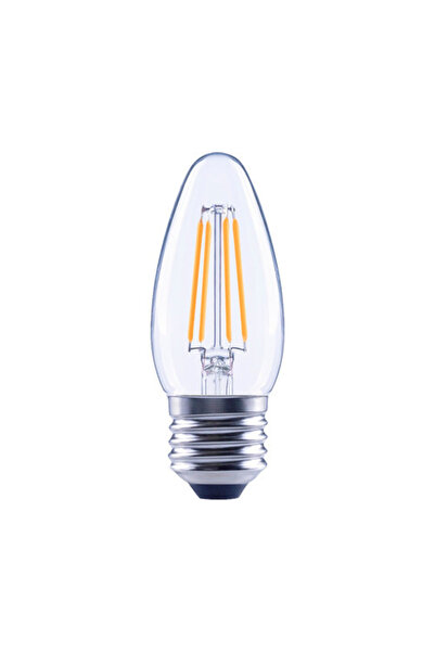 OEM Bec LED variabil Flair E27 2,2W 250 lumeni, glob clar lumânare, lumină caldă