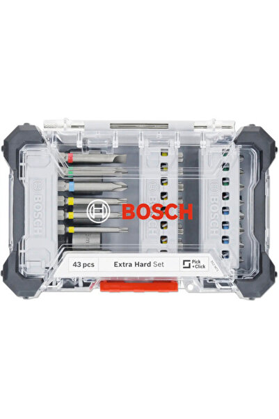 OEM Bosch Professional Σετ Μύτες Κατσαβιδιού Εξαιρετικά Σκληρές, 43 Τεμάχια