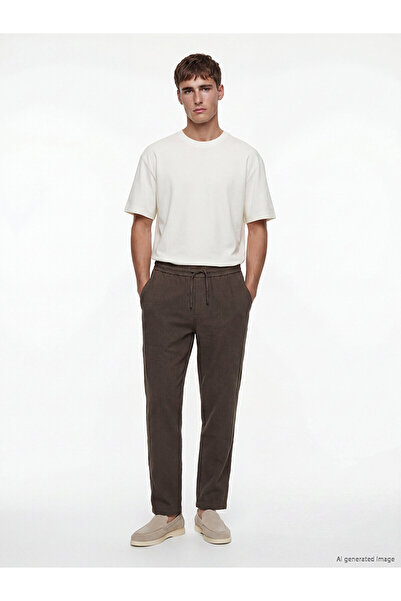 LC Waikiki Özmarka New Season Regular Fit Linen Look Men's Trousers