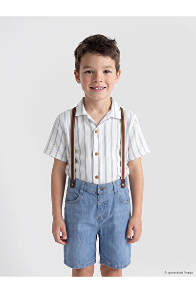 LC Waikiki Vizyon New Season Boys' Short Sleeve Shirt