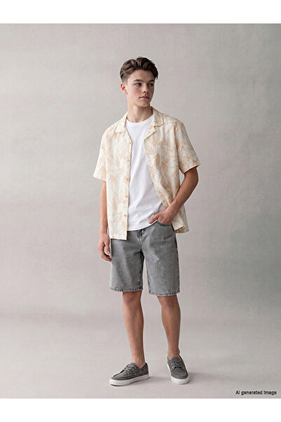 LC Waikiki I Wide Leg Boys' Jean Shorts from Freezen Store