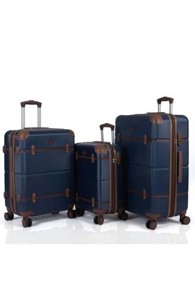 Generic Classic Stylish Baitar Brown 3-Piece 20/24/28 Inch Hardshell Luggage ...