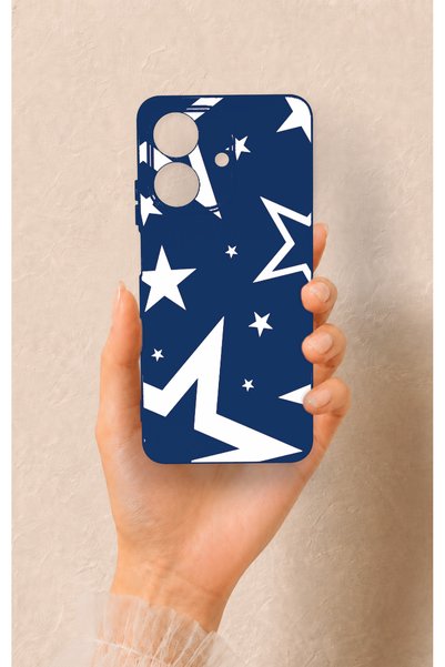 Vip Case Realme Note 60 Compatible Mega Star Patterned Silicone Case