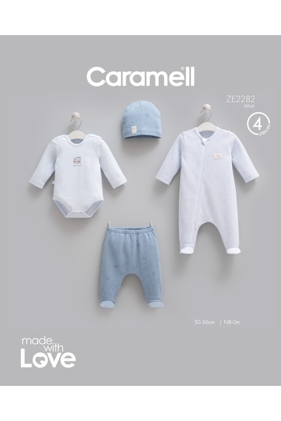 Caramell Mini Travel Overalls Set of 4 Ze2282