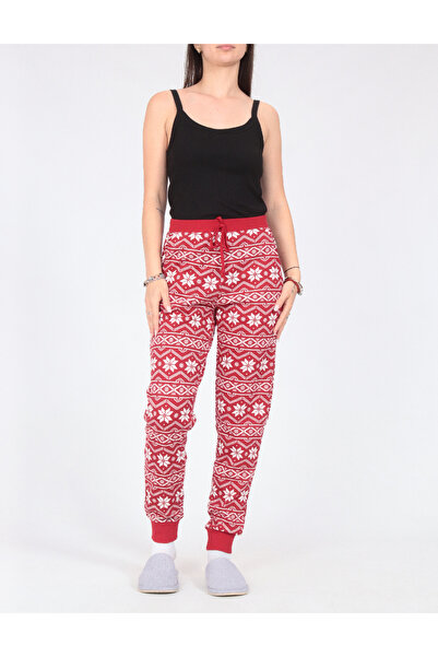 Evendi Pantaloni de pijama, Rosu