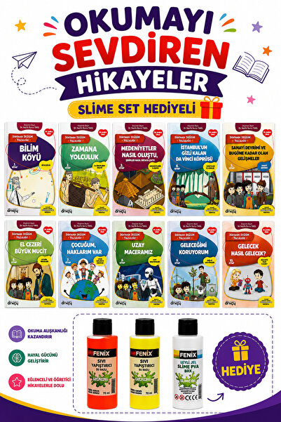 drk çocuk yayınları 3.ve 4.Sınıflar İçin Dünyanın Değişim Yolculuğu Seti (Sli...