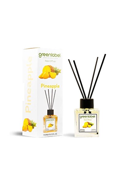 Greenlabel Odorizant Camera Red Diffuser cu betisoare 110ML Aroma Ananas
