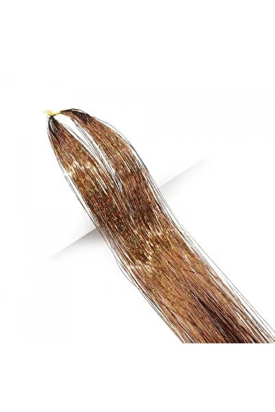 PERUK Hair Tinsel Saç Simi rengarenk kolay kullanım uzun ömürlü renkli yaz sa...