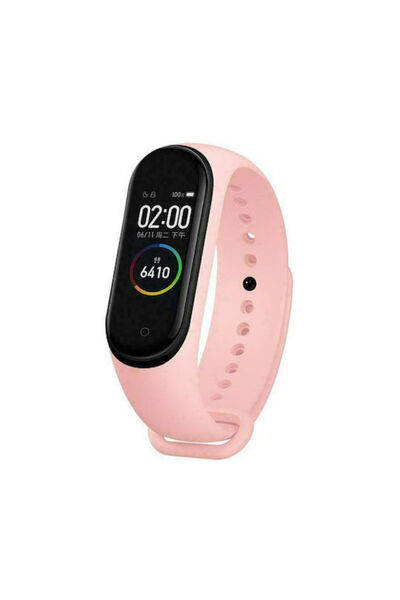 OEM Λουράκι Σιλικόνης με Πείρο Ροζ Άμμος (Mi Band 3/Mi Smart Band 4) SILICONE...