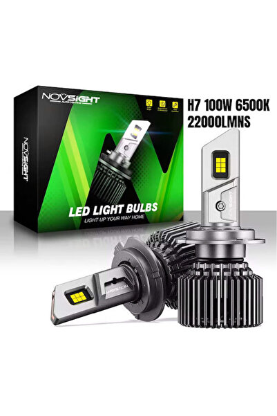 NOVSIGHT Λάμπες Αυτοκινήτου H7 Canbus LED 6500K Ψυχρό Λευκό 12-24V 100W 2 τεμ...