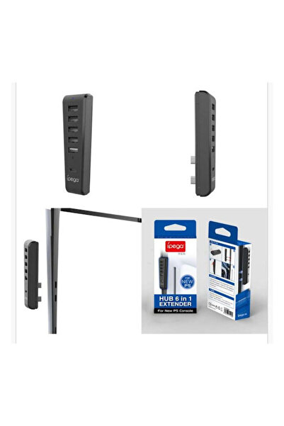 ipega Pg-p5s026 6-σε-1 Επεκτατήρας Διανομέας Μετατροπέας για Κονσόλα PS5 Slim...